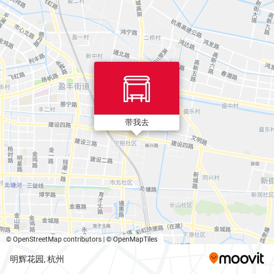 明辉花园地图