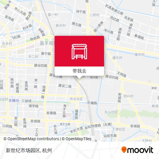 新世纪市场园区地图