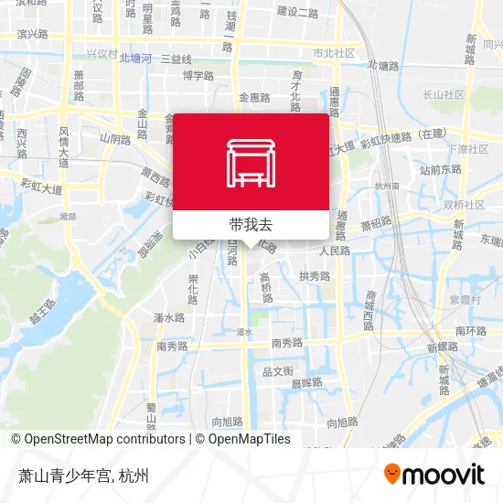 萧山青少年宫地图