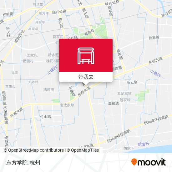 东方学院地图