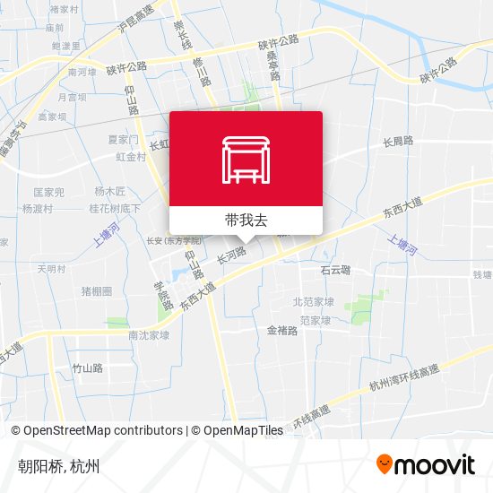 朝阳桥地图