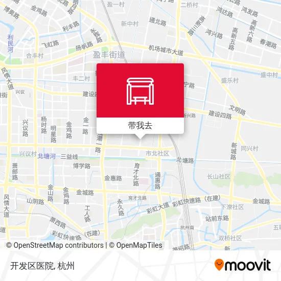 开发区医院地图