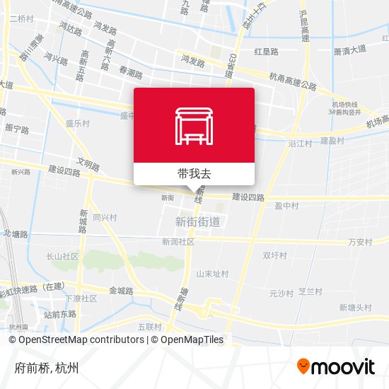 府前桥地图