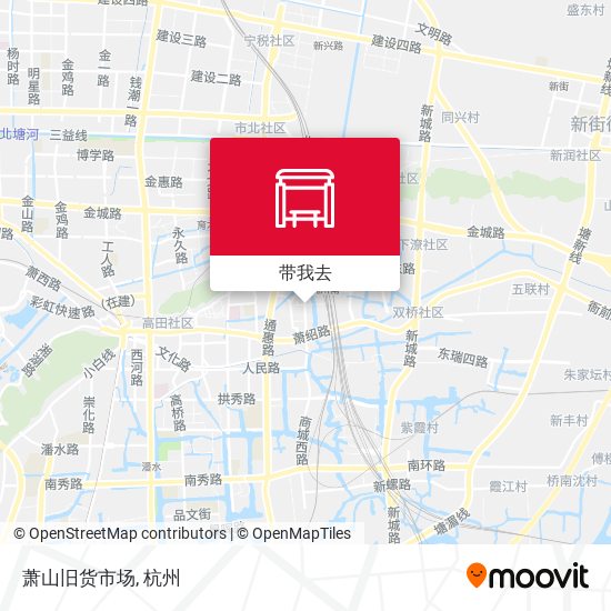 萧山旧货市场地图