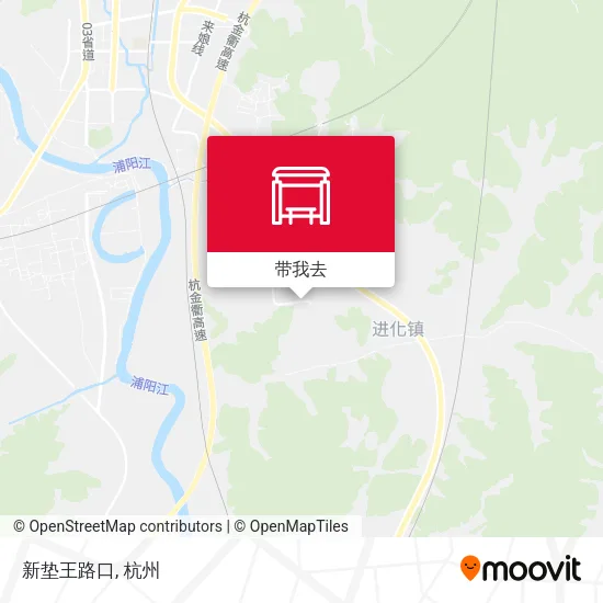 新垫王路口地图