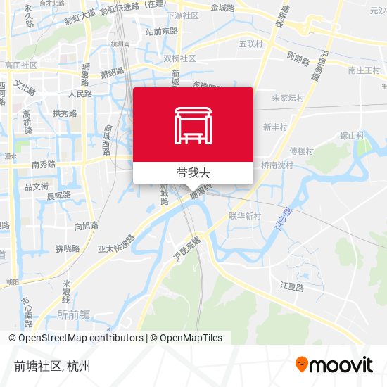 前塘社区地图