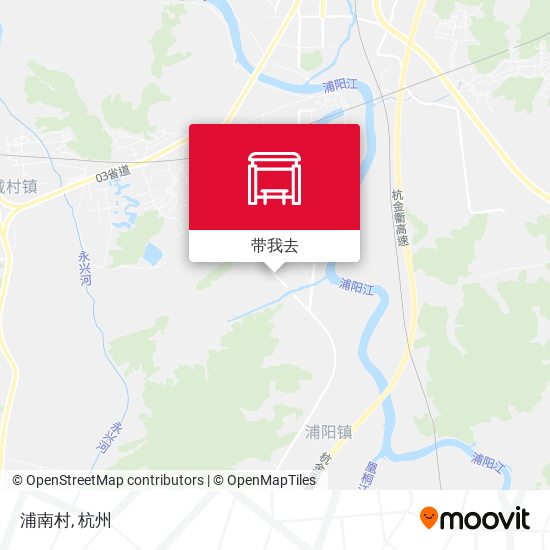 浦南村地图