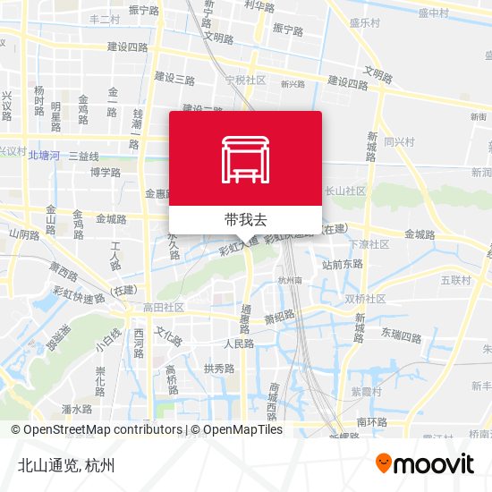 北山通览地图