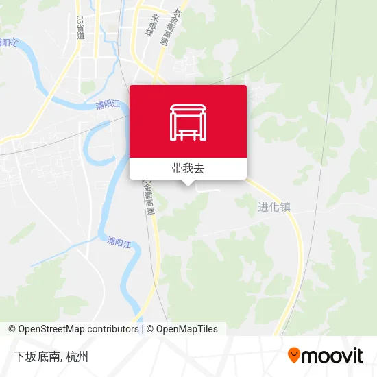下坂底南地图