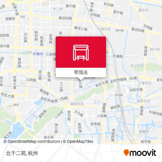 北干二苑地图