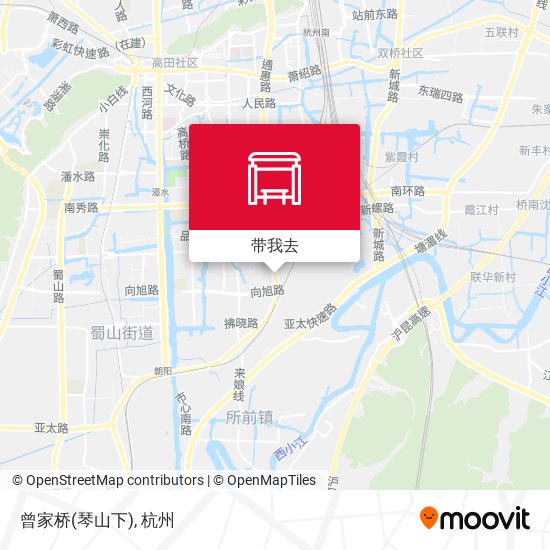 曾家桥(琴山下)地图