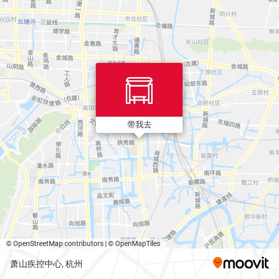 萧山疾控中心地图