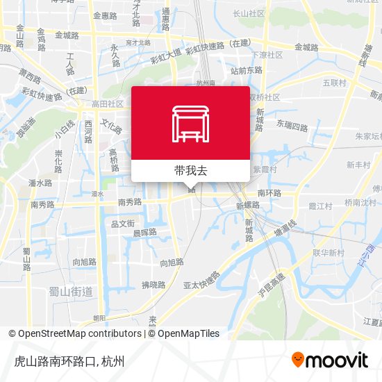 虎山路南环路口地图