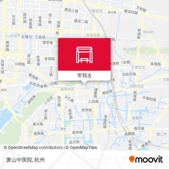 萧山中医院地图
