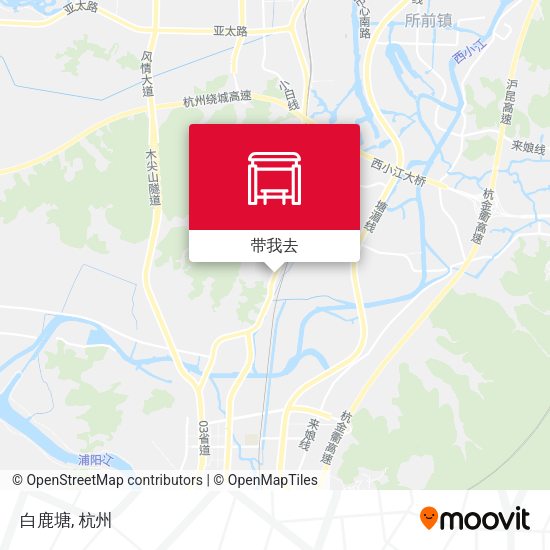 白鹿塘地图