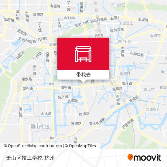 萧山区技工学校地图