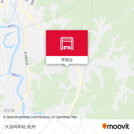大汤坞车站地图