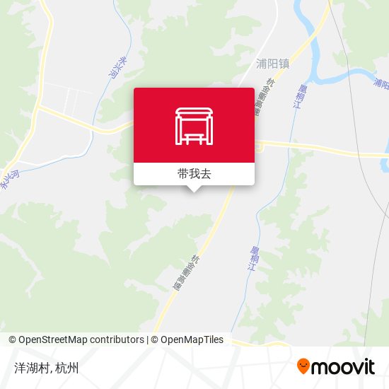 洋湖村地图