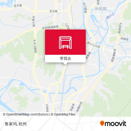 鲁家坞地图