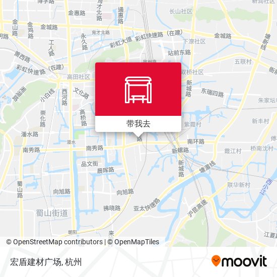 宏盾建材广场地图