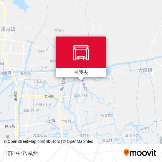 博陆中学地图