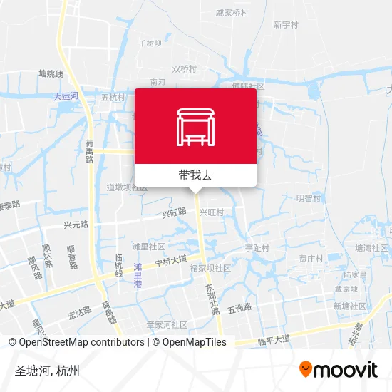 圣塘河地图