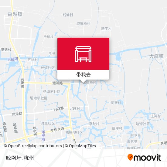 晾网圩地图