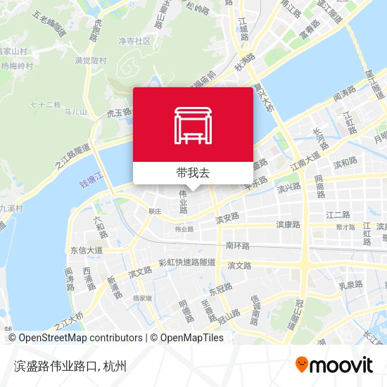 滨盛路伟业路口地图