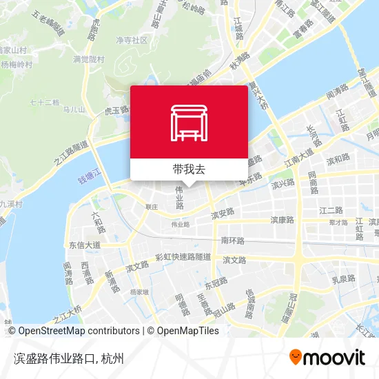 滨盛路伟业路口地图