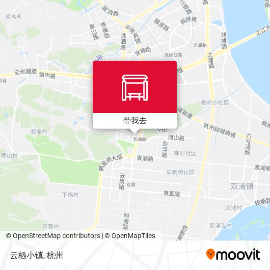 云栖小镇地图