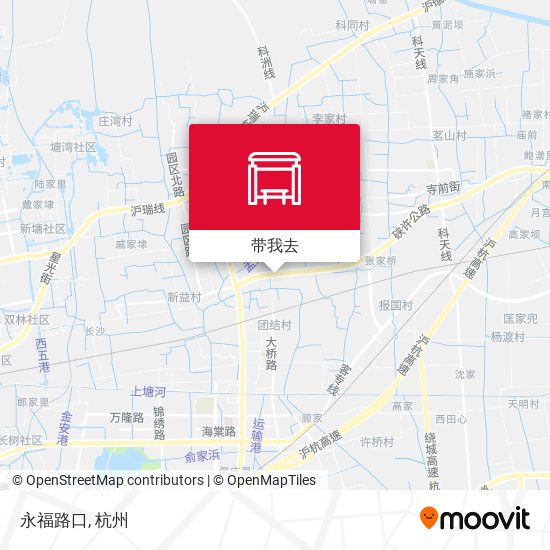 永福路口地图