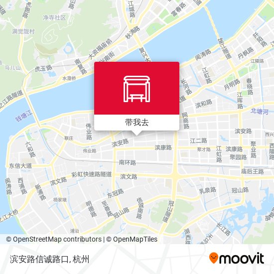 滨安路信诚路口地图