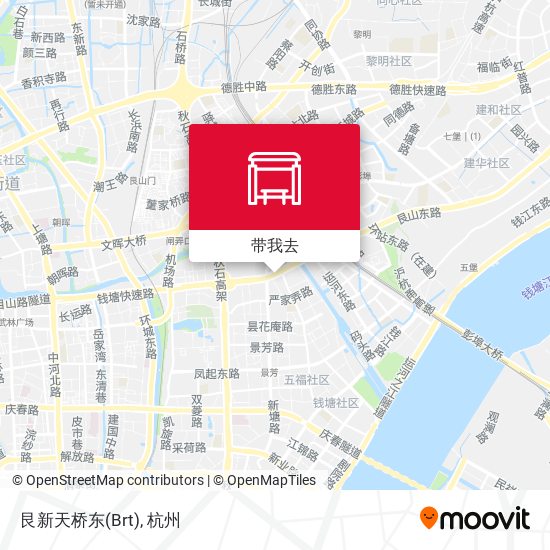 艮新天桥东(Brt)地图