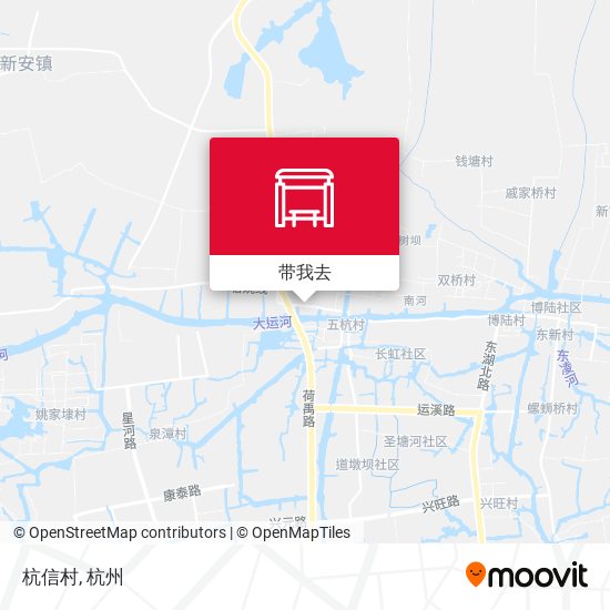 杭信村地图
