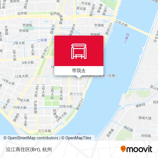 沿江商住区(Brt)地图