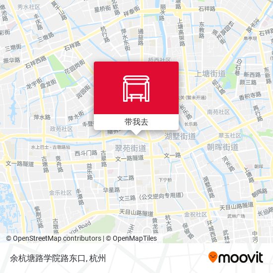 余杭塘路学院路东口地图