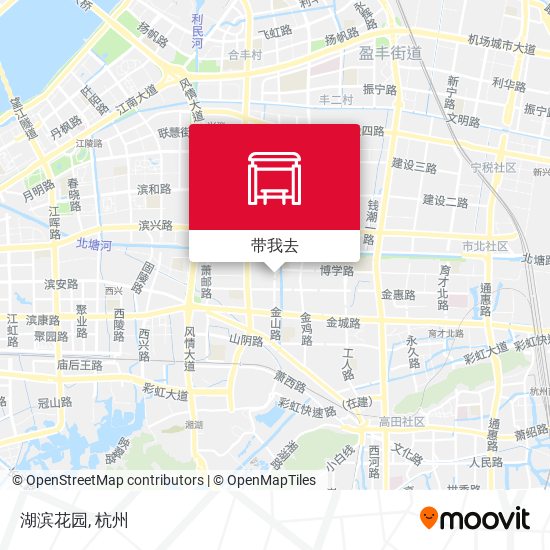 湖滨花园地图