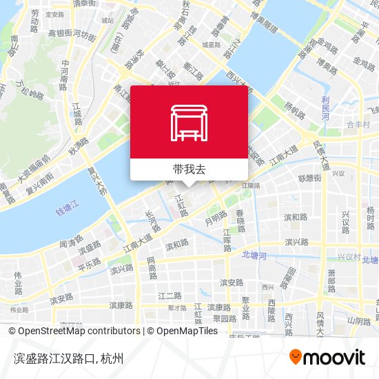 滨盛路江汉路口地图