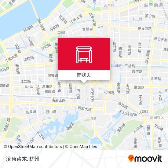 滨康路东地图