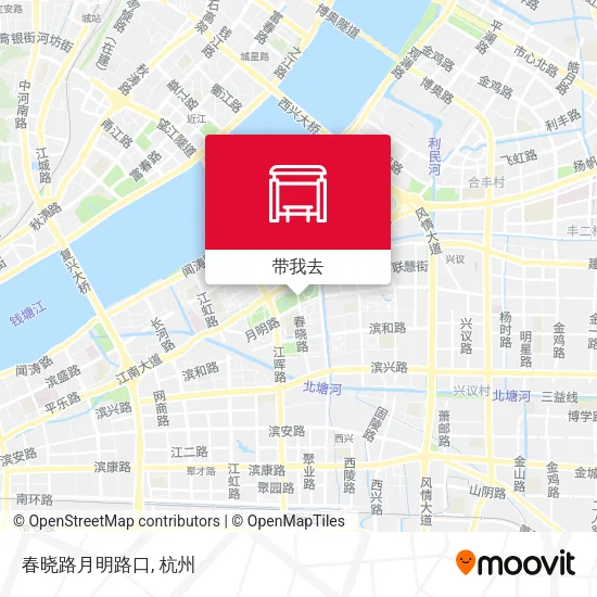 春晓路月明路口地图