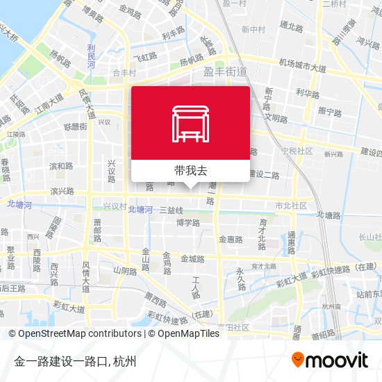 金一路建设一路口地图
