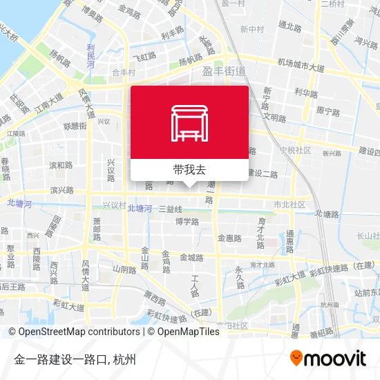 金一路建设一路口地图