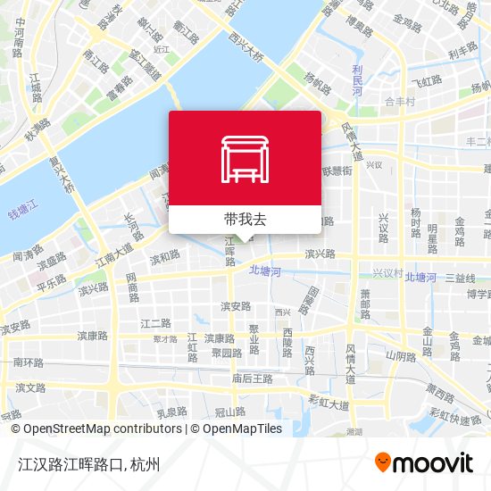 江汉路江晖路口地图