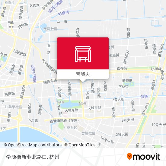 学源街新业北路口地图