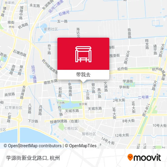学源街新业北路口地图