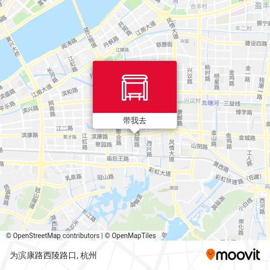 为滨康路西陵路口地图
