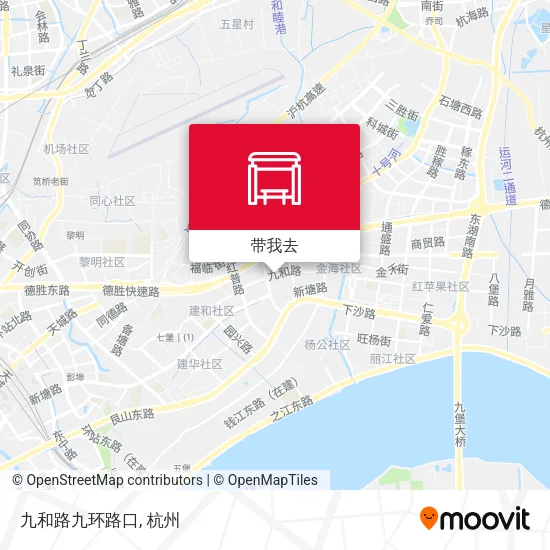 九和路九环路口地图