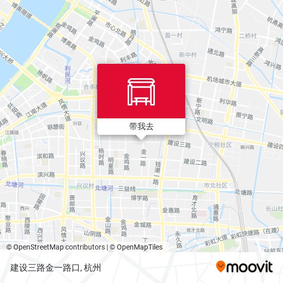 建设三路金一路口地图