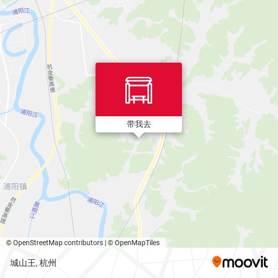城山王地图
