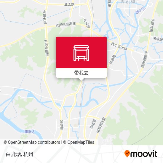 白鹿塘地图